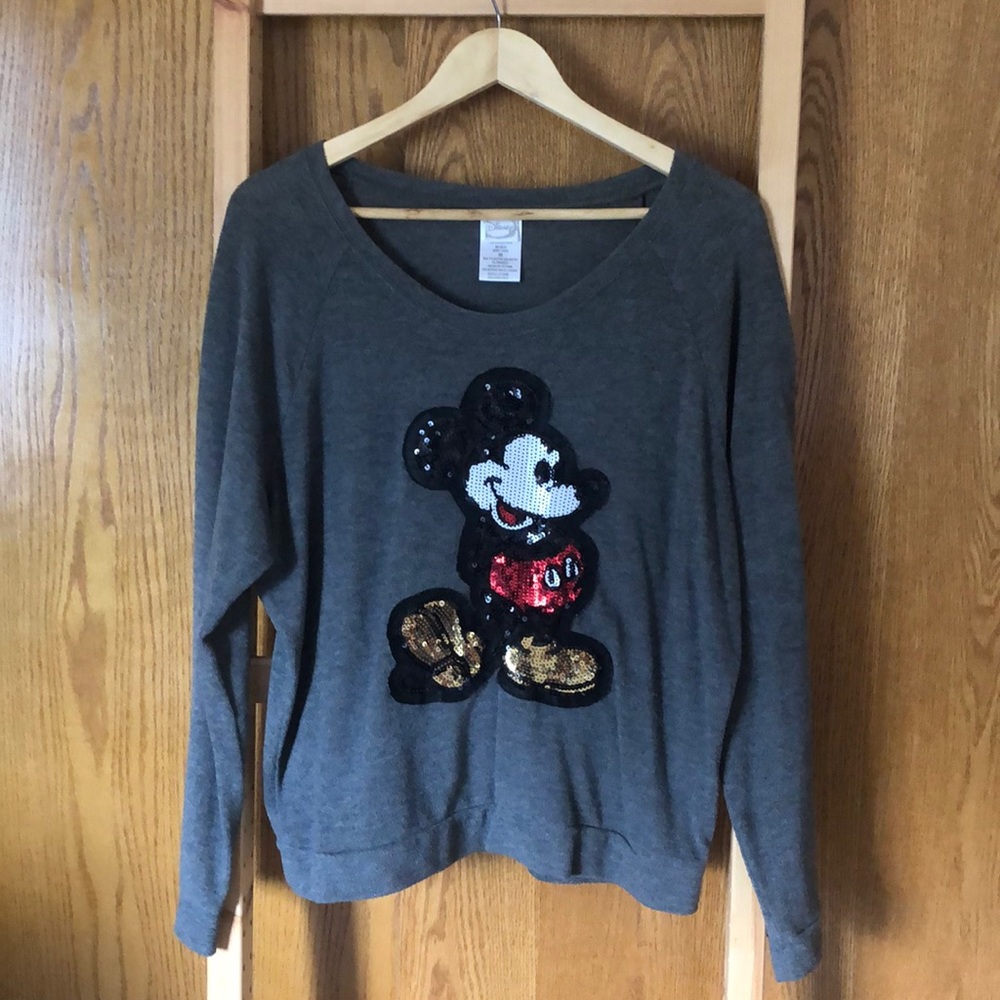 Sequin Mickey sweater